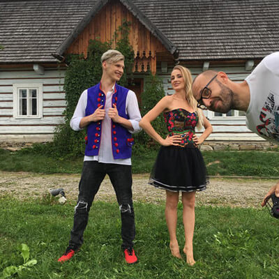 szkoła tańca SZOk taneczna para na teledysku